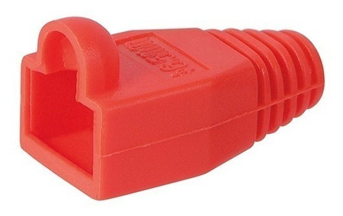 Capuchon Capuchones Rj45 Ficha Red Cable Etherne X10 Rojo 