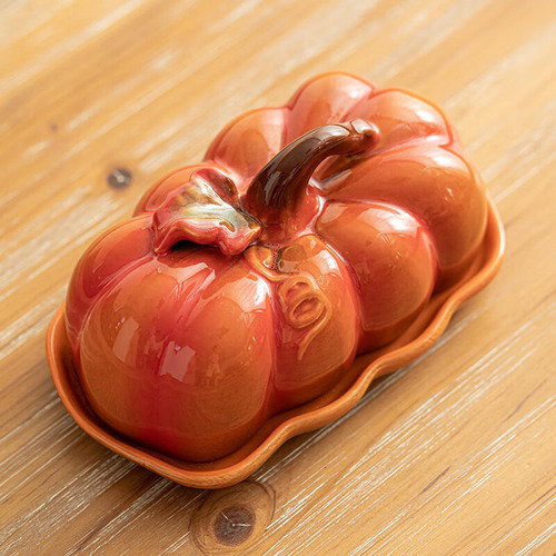 Plato De Cena De Cerámica, Plato De Postre, Moderno Naranja