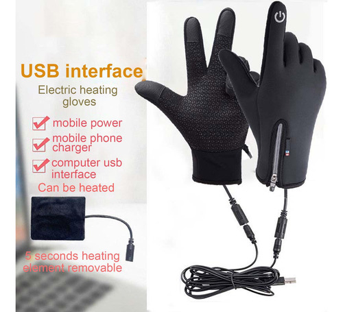 Guantes De Pesca Con Calefacción Cómodos Guantes De Esquí De