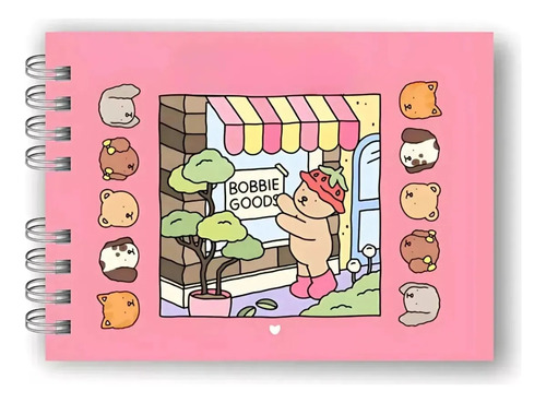 Caderno De Colorir Bobbie Goods Lilo Stitch 50 Paginas Casa Bobbie Goods - Rosa