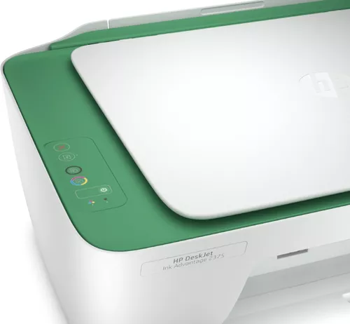 Impresora a color multifunción HP Deskjet Ink Advantage 2375 blanca y verde  100V/240V