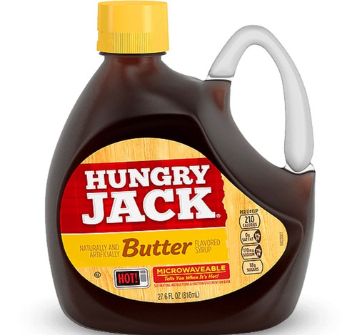 Calda Para Panqueca E Waffle Hungry Jack Syrup Butter