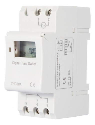 Thc 30a Digital Temporizador Interruptor Programable Electró