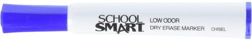 Marcadores Borrado Seco School Smart Punta Cincel Paquete 12