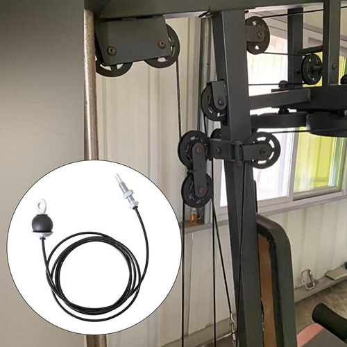 Cable De Polea Ajustable Para Ejercicios En Casa 150cm