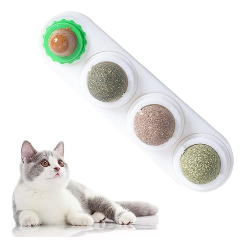 Bola De Hierba Gatera Catnip Pack X4 Aperitivo Gatos 