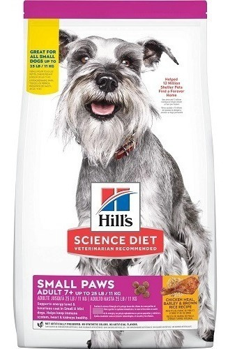Hills Small Paws Mature +7 Años -  2 Kg + Regalo