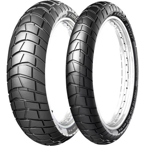 Pneu Lander 250/tenere 250 120-80-18 + 90-90-21 Metzeler