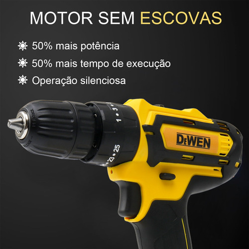 Furadeira/parafusadeira 15v/48v Com Maleta
