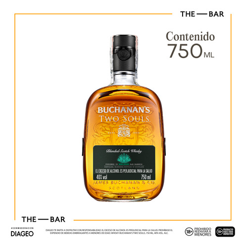 Buchanan's Two Souls Whisky 750ml - mL a $286