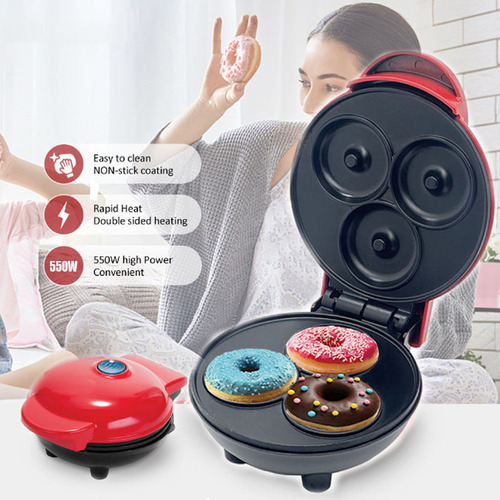 Mini Donuts Para Hacer 3 Waffles De Dulces De Donuts