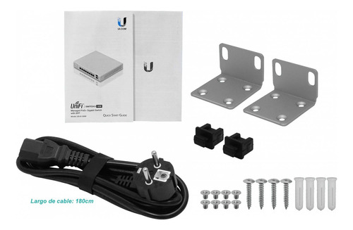 Ubiquiti Switch 120w 8 Puertos Poe Gigabit 2 Sfp Clickbox