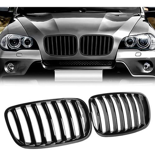 Parrilla Delantera Compatible Con Bmw X5 X6 2007-2014, Parri