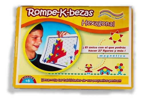 Rompecabezas Tablero Hexagonal Magnético Juegos Mesa Niños