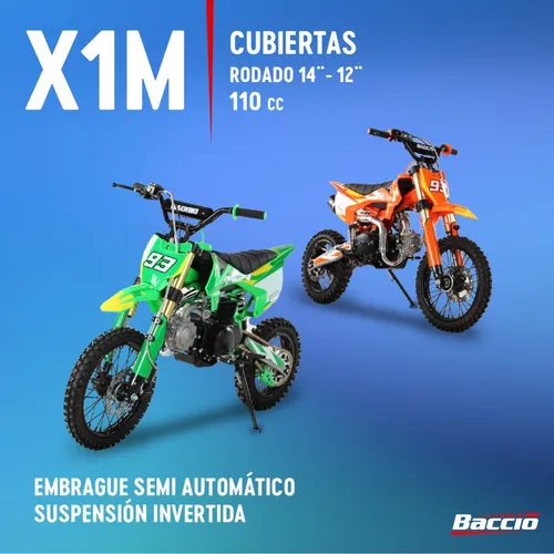 Baccio X1m - 100% Financiada - Tomamos Tu Moto Usada