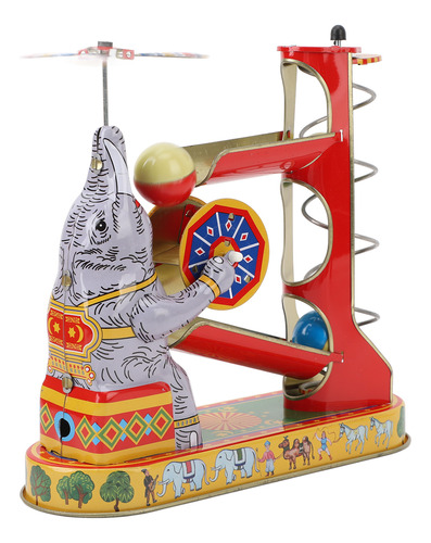 Pelotas De Juego Wind Up Toy Elephant, Juego Iron Nostalgic