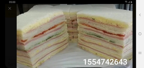 Sandwiches De Miga Triples Surtidos X48
