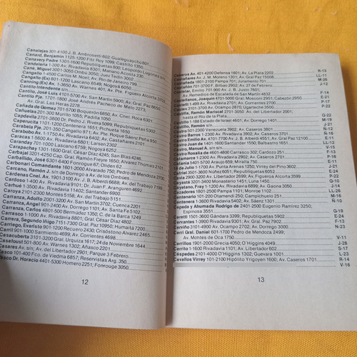 Libro Guia T De Bolsillo Capital Federal Calles Colectivos (Usado)
