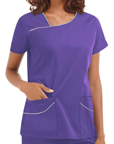 Uniforme De Enfermera De Farmacia De Manga Corta Para Mujer