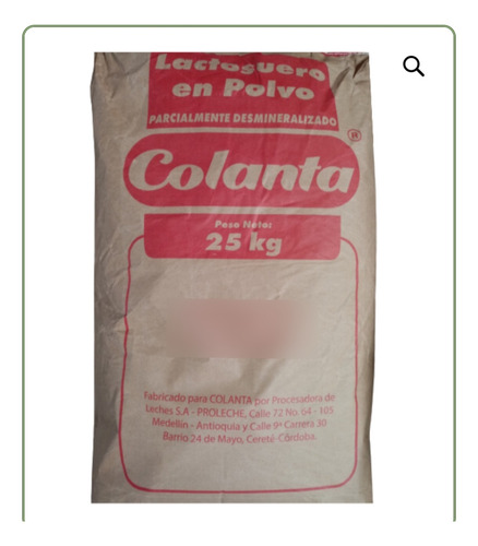 Suero De Leche En Polvo Colanta 25kg