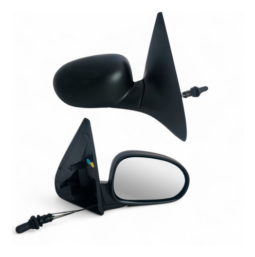 Par Retrovisor Gol G2 Bola 96 97 98 99 Com Controle 2 Portas