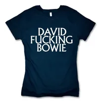 Comprar David Bowie Playera David Fucking Bowie Para Mujer Wp