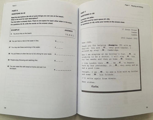 Un Libro - Cambridge Key English Test 1