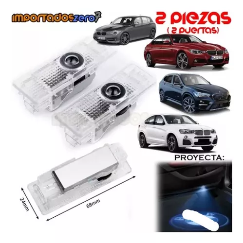 2x Luz Puerta Cortesia Bienvenida Para Bmw 1/2/3/4/5/6/7 X Z