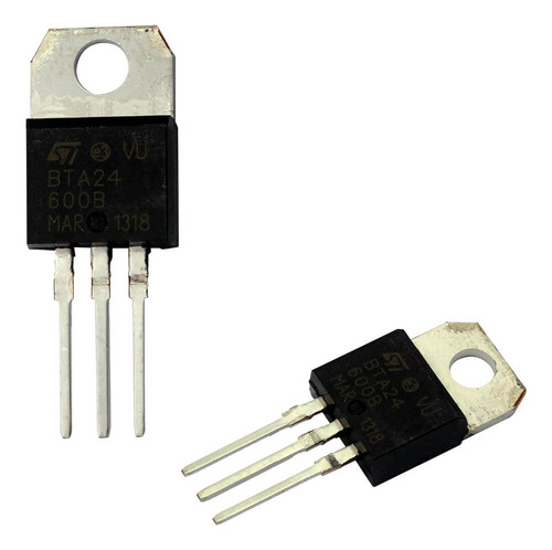 5 Peças Bta24 600b Bta24 25a / 600v Triac