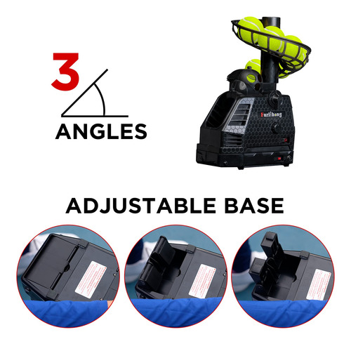 Máquina Lanzadora De Pelotas 680bh 2 En 1 Ajuste Automático