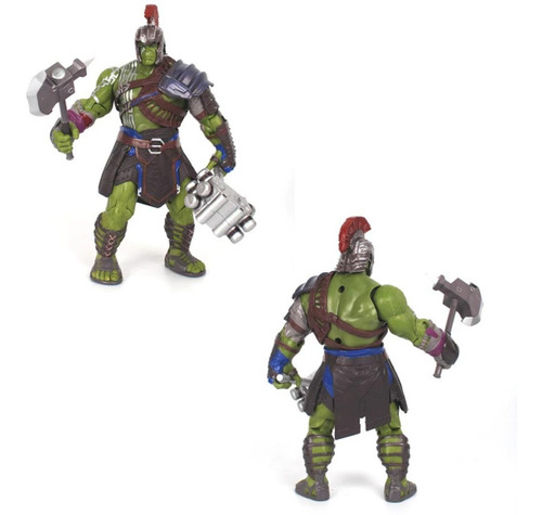 Muñeco Increible Hulk Ragnarok Articulado Grande Accesorios