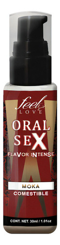 Lubricante Comestible Con Sabor Gel 30ml Base Agua Sxo Oral Sabor Moka