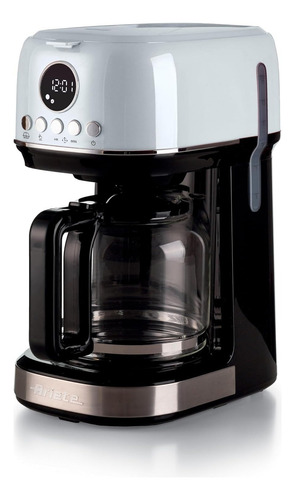Cafetera Filtro Ariete Jarra Vidrio Templado Café Americano Color Blanco