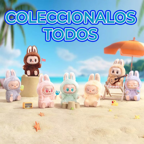 1pz Labubu Monster Generica Peluche Figura Macaron Have Seat