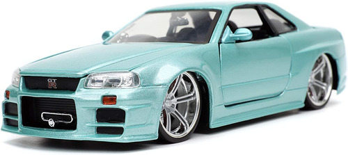 Coche De Juguete Jada Toys, Rápido Y Furioso Nissan Skyline