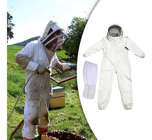 Mono De Traje De Apicultura Con Guantes Traje De Granja Para