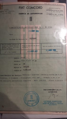 Imagen 12 de 13 de Fiat 1500