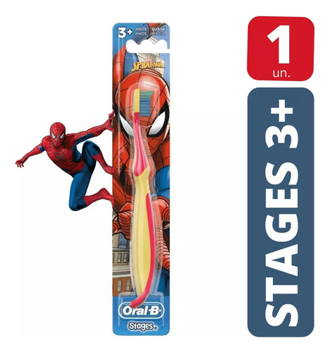 Kit Infantil Homem Aranha Oral-b - Escova Dental + Pasta