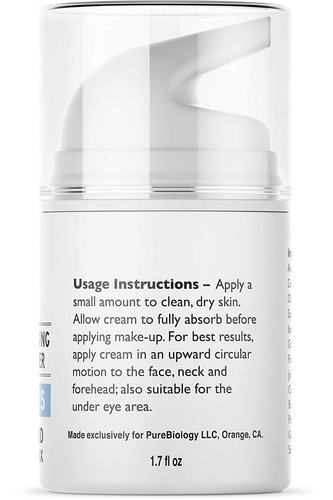 Imagen 4 de 6 de Crema Moisturizer Retinol Acido Hialuronico Argan Oil Usa