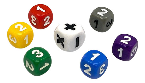 Juego De Dados De Enseñanza De 7 Piezas Manipuladores De