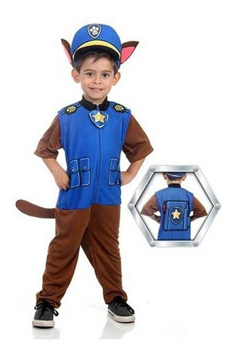Disfraz Paw Patrol Chase Talle Pp - Mosca