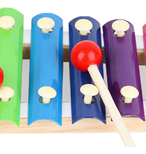 Piano De Juguete Hand Knock De 8 Teclas, Educativo Para Bebé