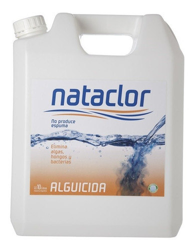 Alguicida Liquido Nataclor Para Pileta 10 Litros Rex