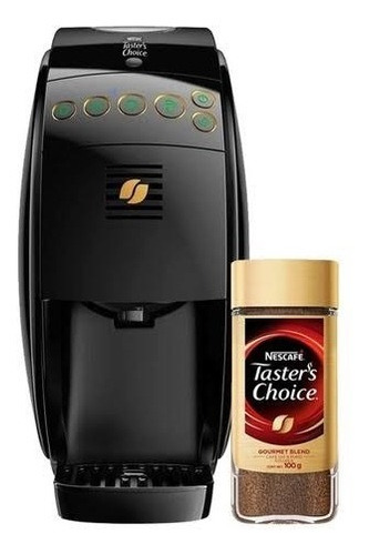Imagen 3 de 4 de Cafetera Nescafé Taster's Choice automática negra expreso 127V