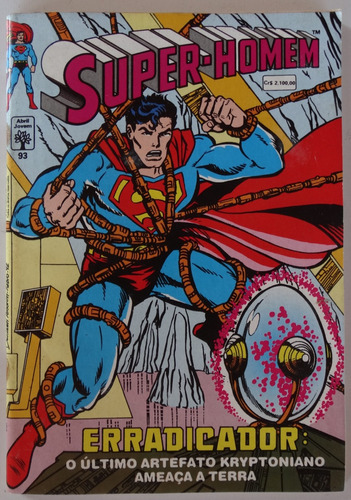 Super-homem 1ª Série Nº 93 Editora Abril Mar 1992 