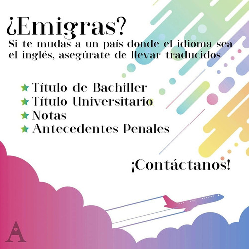 Imagen 3 de 10 de Traducciones Certificadas Intérprete Público Español Inglés