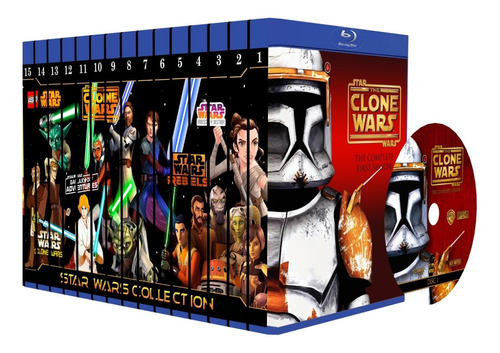 Blu-ray Star Wars Animation Collection - 6 Animações
