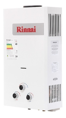 Aquecedor a gás GLP Rinnai REU-M150 branco