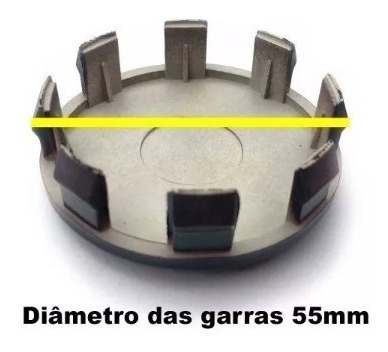 Imagem 3 de 4 de 4 Calotinha Tampinha Roda Mitsubishi Triton Tr4 Emblema