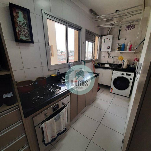 Imagem 9 de 22 de Apartamento No Residencial San Marco Com 62m² Composto 2 Dormitórios Com Planejados 1 Suíte, À Venda Por R$ 320.000,00 - Independência - Sbc/sp - Ap1889
